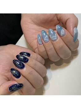 ＜＜sky art nail＞＞