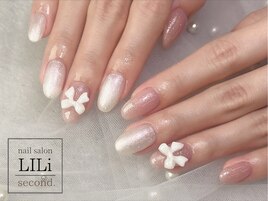 ワンカラー (2色)＋リボンパーツ