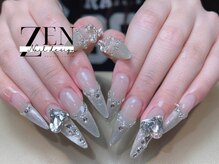 ゼン ネイル デザイン 池袋(ZEN NAIL DESIGN)/長さだしやり放題×つけ放題