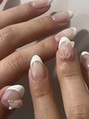 薔薇パーツで華やかさを.゜〇。