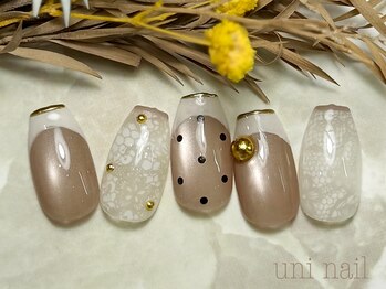 ウニネイル(uni nail)/サンプルデザイン　リッチ