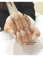 プライベート ネイルサロン マーマ(murmur)/大理石ネイル