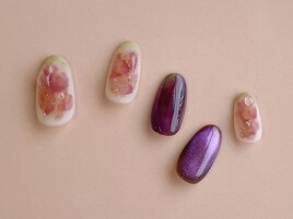 Hand Autumn fruits plan 4.
