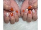 ぷっくりフラワーネイル