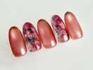 マグネット×ニュアンスネイル