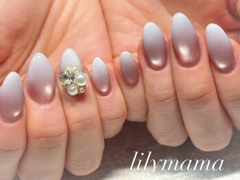 リリーママネイルサロン/マグネットグラデーション