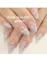 ネイルサロン グリッター(NAIL SALON glitter)/【定額プチアートコース¥6300】
