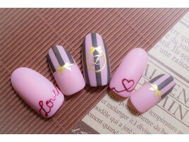 バレンタイン　ストライプ