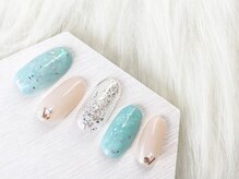 スリー(THREE)/Aug,2020/nail design