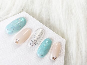 スリー(THREE)/Aug,2020/nail design
