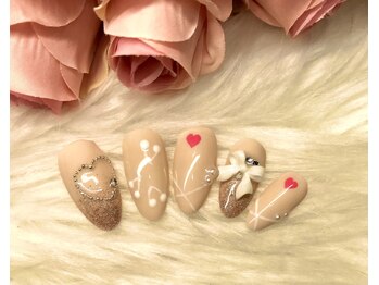 ヘブン ネイル 鶯谷(HEAVEN Nail)/ハートリボン