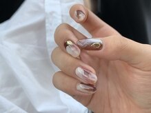 ドットミーバイシュエット(dot Me by chouette)/カフェラテネイル