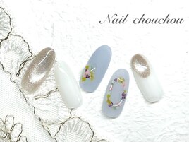 押し花ネイル☆9300円