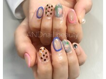 アンドネイル ビューティー(AND nail,beauty)/春ネイル/フレンチ/藤沢