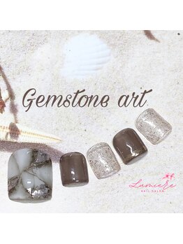 Foot nail～gemstone～