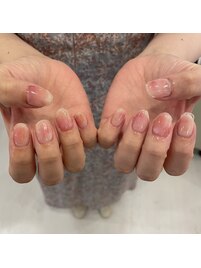 桃ネイル