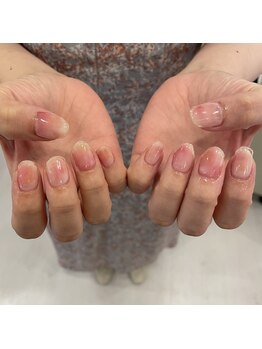 ネイルズトーキョー(nails TOKYO)/桃ネイル