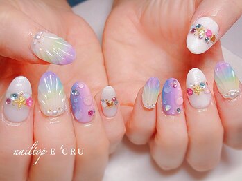 ネイルトップエクル(nail top E CRU)/マーメイドラグーン