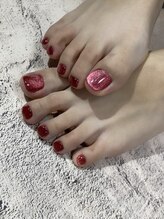 サフィールネイルサフィールネイル(Saphir nail)/フット×マグネットネイル