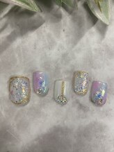 ネイルサロン ネイルクク 桑名駅前店(Nail KUKU)/3月フット8800