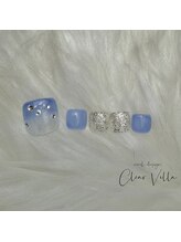ネイルサロンクリアヴィラ(nail salon clear villa)/フットデザインチョイス☆¥9350