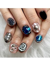 個性派ネイル