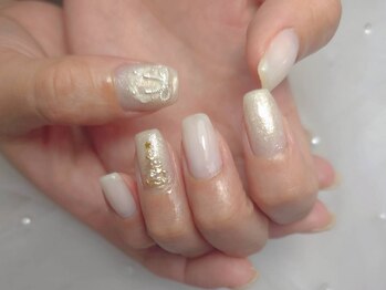 ネイルバイピヌ(nail by pinu)/クリスマス一本アート