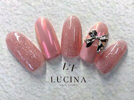 T-064 ワンホンリボンネイル