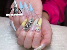 ゼン ネイル デザイン 池袋(ZEN NAIL DESIGN)/長さだしやり放題×つけ放題