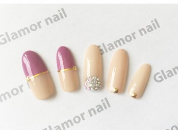 グラマーネイル(Glamor nail)/☆定額ネイルBクラス☆¥7800