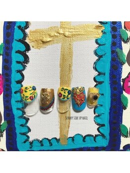 サニーサイドアップ ネイル(Sunny SideUp nail)/Mexican art.