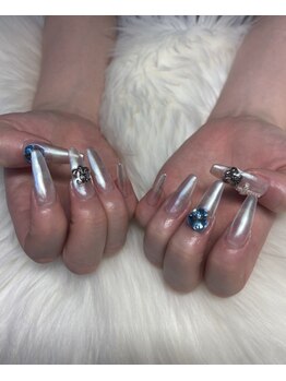 マンマ ディ ビビ ネイル(mamma di vivi nail)/ミラーネイル