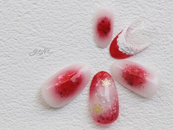 geNe 'n GRUS(ジーン アンド グルス)/12月1月HANDエアジェルアート