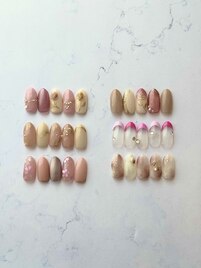 春のデザインネイル♪