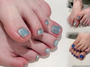 ジャム バイ ネオリーブ 高円寺(jam by neolive)の写真/【フットワンカラー¥6500/Jrネイリスト担当フットワンカラー¥4900】ダメージレス&ツヤ長持ちパラジェル使用