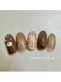 ぷっくりくまさんデザイン￥6000