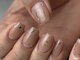 ノイスネイル(noice nail)の写真/【フィルイン対応、自社製品のスキンカラーを使ったオフィスOK！シンプルネイル】