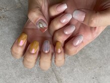 ヨヘン 芦屋店(YoHen)/アシンメトリーネイル