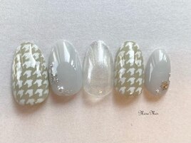 千鳥柄ネイル