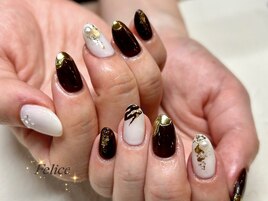 chocolate nail☆