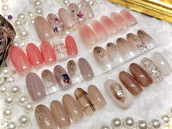 初回 &nbsp;王道シンプルネイル