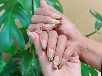 アイリスネイル 大塚(Iris Nail)/チップ長さ出し持ち込みデザイン