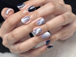 藤の花ネイル