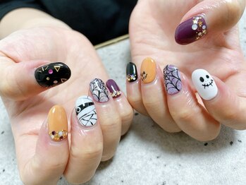 モグネイル(Mogunail)/ハロウィンネイル