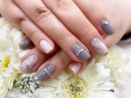 シルバーリングネイル