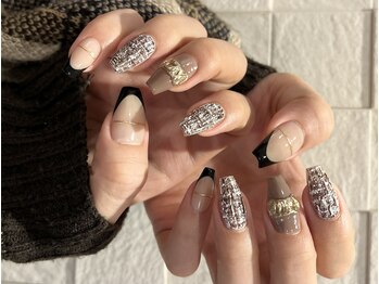 ツイードネイル