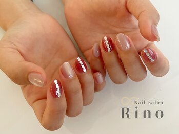 リノ 浦添店(Rino)/レオパード×個性派ネイル×ホロ