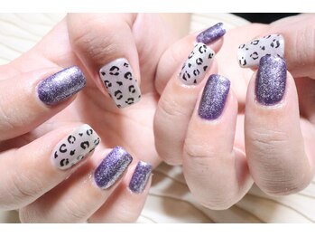 ディーエムジーネイル(DMG nail)/フラッシュレオパードネイル