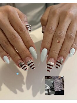 手描きアートが得意なサロン