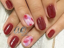 アオ おもろまち(ao.)/60min/ボルドー　Ｎail ao.沖縄